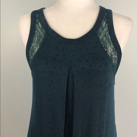 FREE PEOPLE Make It Count Mini Swing Dress in Green - S NWOT - Picture 5 of 6